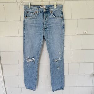 Agolde Jamie Distressed Jeans size 27